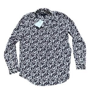 NWT Women’s BANANA REPUBLIC Boyfriend Long-Sleeve Blouse (XS)